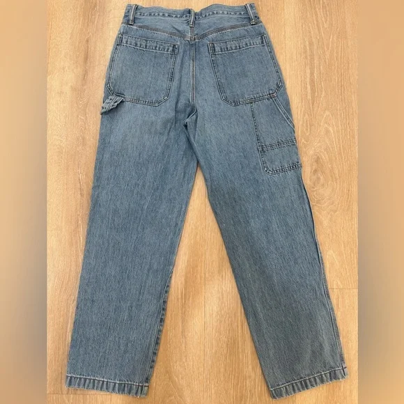 MADEWELL The Perfect Vintage Straight Carpenter Jeans Size 28 Dunview Blue Retro - Picture 6 of 12